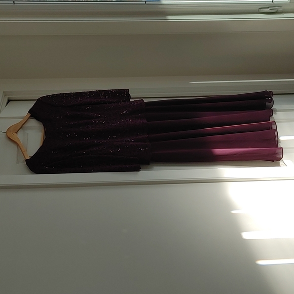 Never Worn Size 12 Evening Gown (Mauve) - Picture 2 of 3